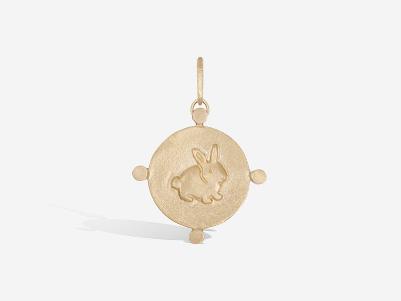 Bunny Coin Charm