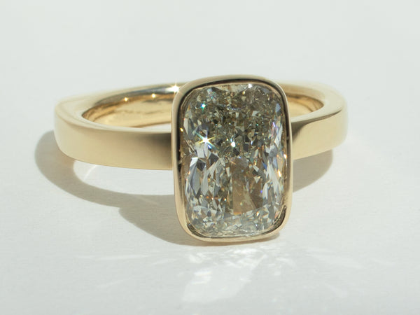 3.02 Carat Elongated Cushion Cut