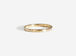 A simple gold band with high polish finish