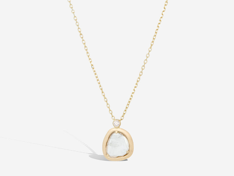 front view of necklace