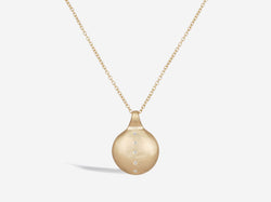 Front detail view of hanging pendant