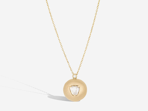 Selene Diamond Slice Pendant