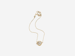 View of bracelet clasped bracelet laying flat
