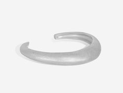 Large Silver Crescent Cuff