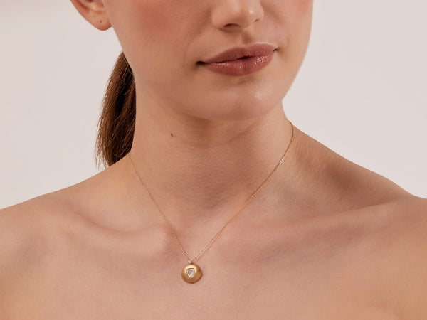 Selene Diamond Slice Pendant
